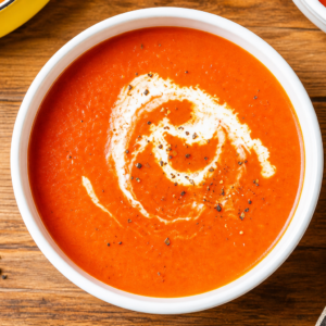 Menu tomato soup(v gf)
