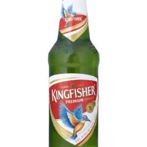 kingfisher premium lager beer 330ml front